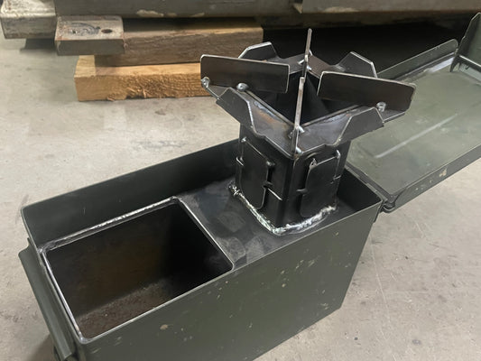 50 Cal Rocket Stove