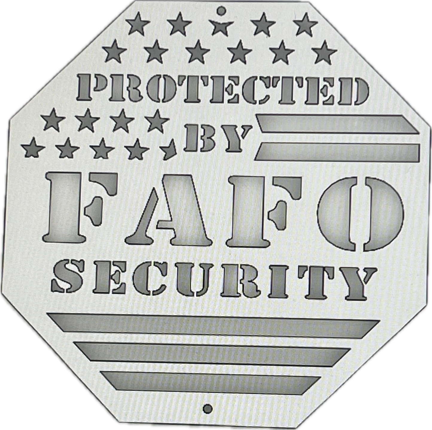 FAFO Security Sign