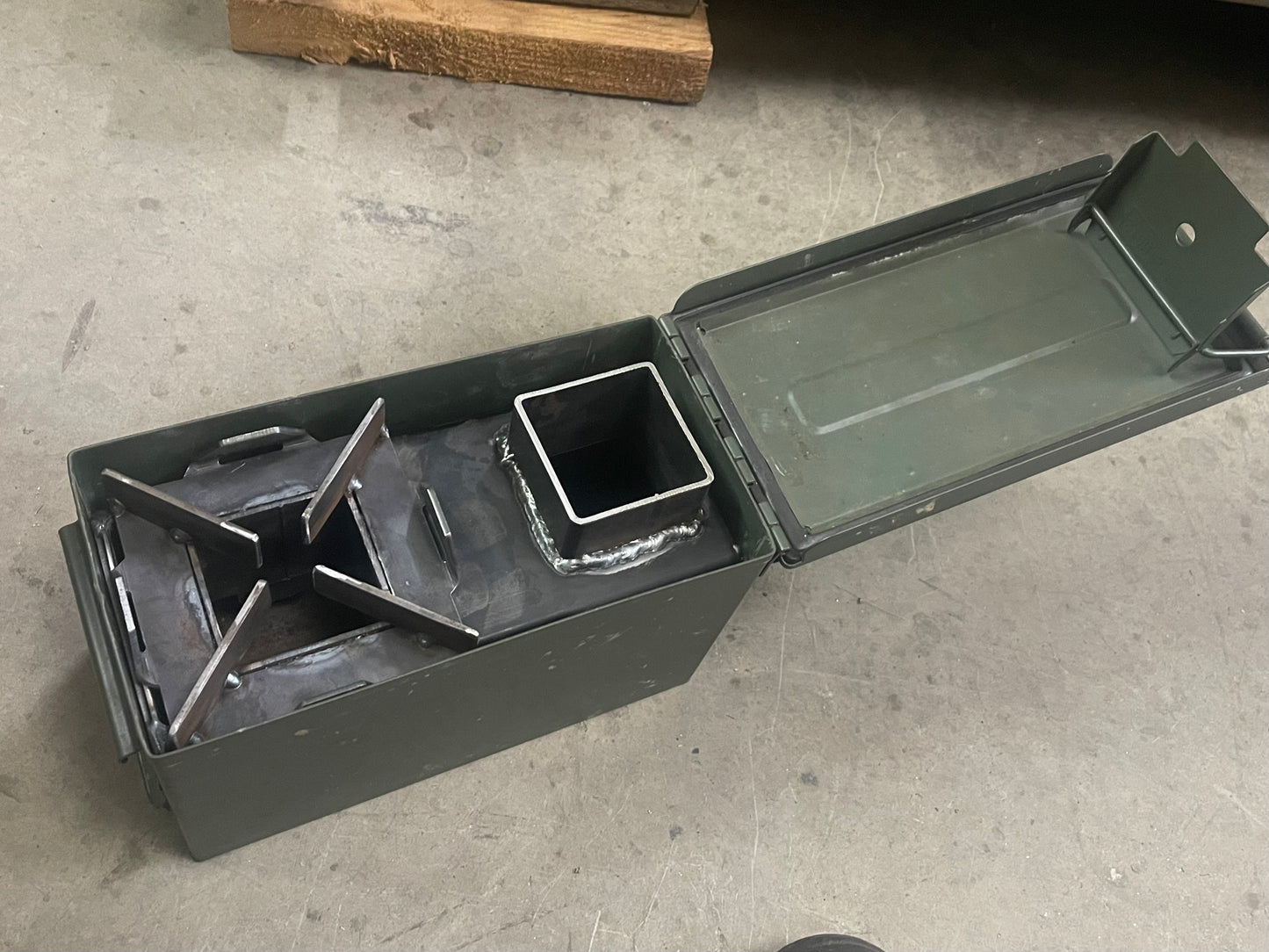 50 Cal Rocket Stove