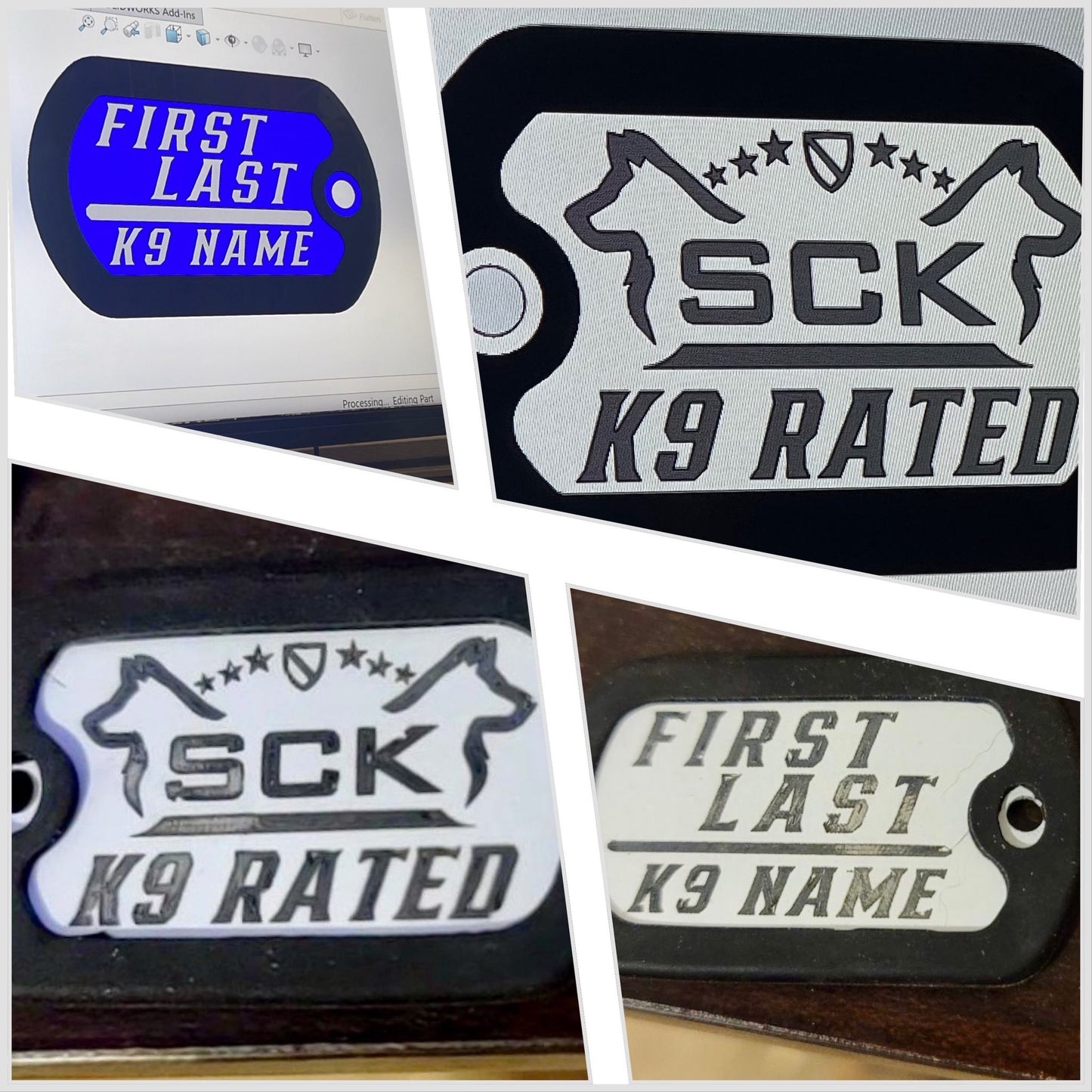 Shallow Creek Kennels Class Dog Tags
