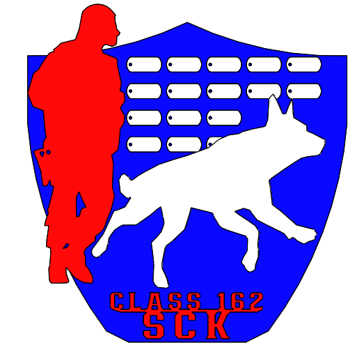 SCK #162 K9 Training Plaque